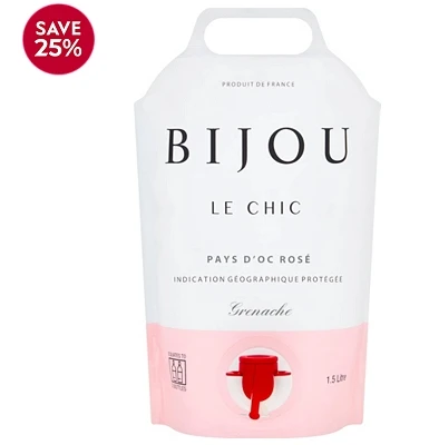Bijou Grenache Rosé Le Chic 1.5L Pouch 1 Bijou Grenache Rosé Le Chic 1.5L Pouch